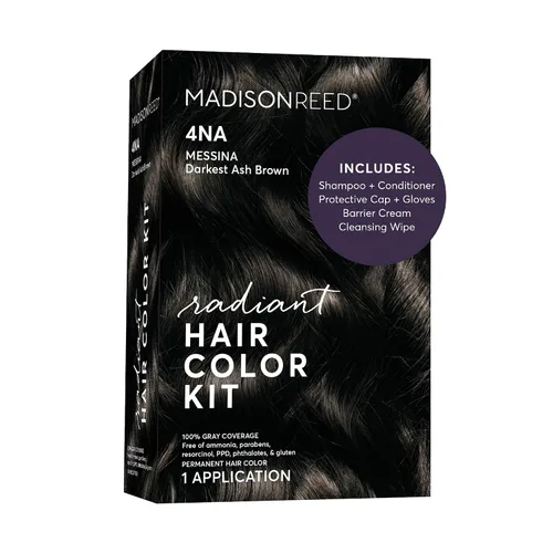 Vista 31 de Madison Reed - Kit de tinte radiante para el cabello, tinte permanente para el cabello, 100 % cobertura de canas, sin amoníaco, negro Parma 2.5NNN