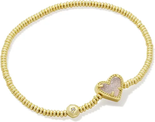 Vista 10 de Kendra Scott Pulsera elástica de corazón Ari, joyería de moda para mujer