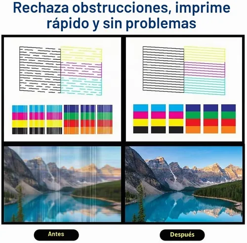 Vista 4 de Kit de limpieza de impresora 3.4 fl oz, solución de limpieza de cabezal de impresión para impresoras de inyección de tinta, compatible con cabezales