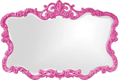 Vista 15 de Howard Elliott - Espejo decorativo rojo Talida antiguo para pared, gran punto focal rectangular, para dormitorio, sala de estar y tocador, espejo