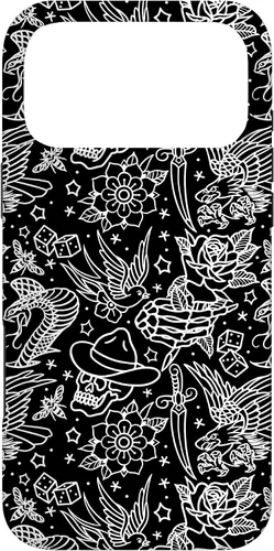 Vista 22 de Funda de arte de tatuaje tradicional americano para iPhone 17