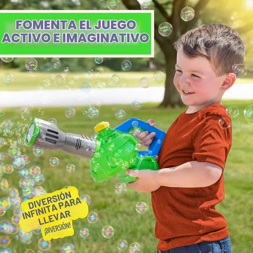 Vista 3 de Sunny Days Entertainment, juguete burbujero Sunzone en forma de soplador de hojas