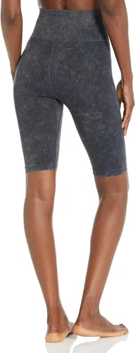 Vista 2 de Sage Activewear Pantalones cortos de ciclismo para mujer, de tiro alto, sin costuras, con control de abdomen, absorben la humedad, para yoga