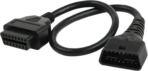 Vista 7 de iKKEGOL Cable cordón de extensión OBD2 OBD II macho a hembra completo de 16 pines, adaptador de herramienta de diagnóstico para auto coche vehículo