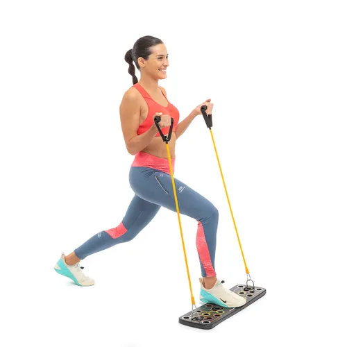 Vista 16 de Tabla de Flexiones Push-Up con Bandas de Resistencia y Guía de Ejercicios Pulsher InnovaGoods