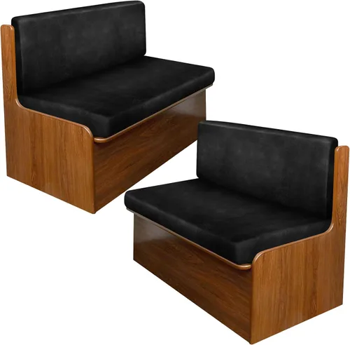 Vista 35 de Fundas de cojín tipo cuero para sofá, juego de fundas protectoras de muebles para sillón seccional, sofá biplaza de tela de elastano elástica