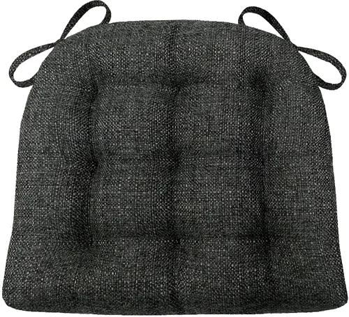 Vista 24 de Barnett Home Decor Cojines para silla de comedor Brisbane plateado gris con lazos - Tamaño mediano 16.5 x 18 Almohadilla para silla - Relleno