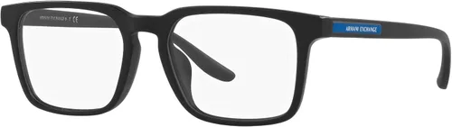 Vista 2 de AX ARMANI EXCHANGE Men's Ax3081f Low Bridge Fit Rectangular Prescription Eyewear Frames