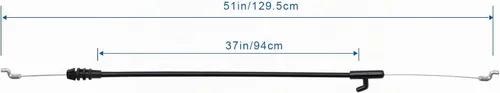 Vista 4 de Poagavgs Pro-Parts 946-04661A - Cable de control de repuesto para 946-04661 746-04661 MTD Troy Bilt 21-034 Deck