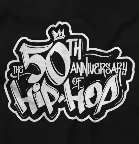 Vista 4 de Camiseta gráfica 50th Anniversary of Hip Hop Elements para hombre o mujer
