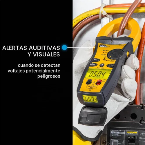Vista 4 de IDEAL INDUSTRIES INC. 61-775 1000 Amp TightSight - Abrazadera Medidor AC/DC con TRMS, corriente y voltaje RMS verdaderos, CATIII para 1000 V, CATIV