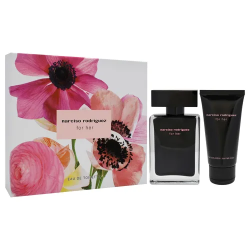 Vista 3 de Narciso Rodriguez by Narciso Rodriguez for Women - Juego de regalo de 2 piezas de 1.6 onzas EDT en aerosol, loción corporal de 1.6 onzas
