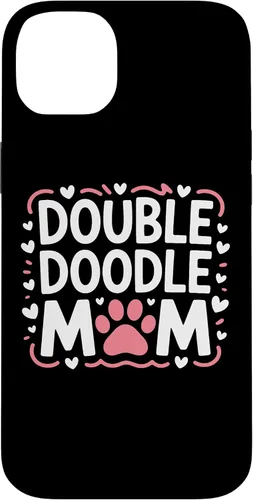 Vista 15 de Double Doodle Mom Doodle Dog Parent Family Canine Enthusiast Case for iPhone 16