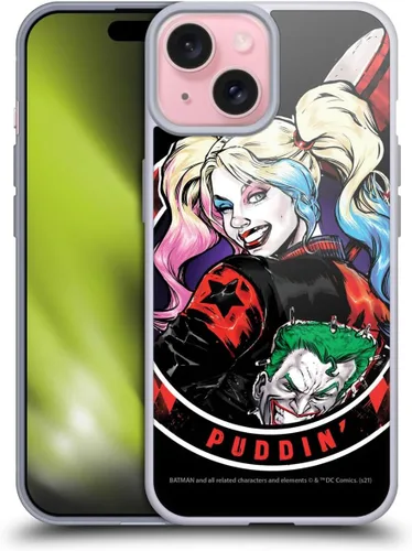 Vista 81 de Head Case Designs Funda de gel suave con licencia oficial de Batman DC Comics Bubblegum Harley Quinn Graphics compatible con Apple iPhone 7