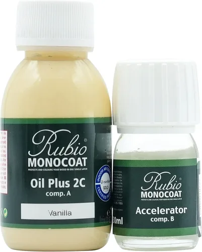 Vista 99 de Rubio Monocoat Tinte y acabado para madera de 650 pies cuadrados - Niebla 5% Oil Plus 2C Aceite de linaza ecológico de secado rápido