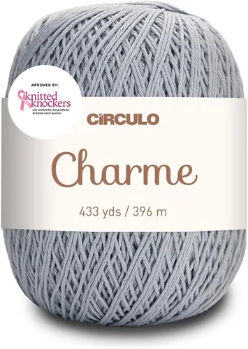 Vista 68 de CIRCULO Charme - Paquete de hilo para tejer y ganchillo, 3 bolas de 100% algodón virgen brasileño mercerizado, peso deportivo suave, color 2012