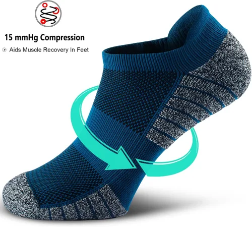 Vista 3 de Calcetines deportivos de compresión para hombres y mujeres, paquete de 48