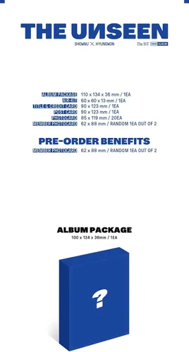 Vista 2 de SHOWNU X HYUNGWON - 1er mini álbum THE UNSEEN [KIHNO KIT]