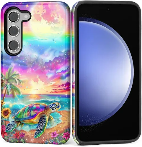Vista 36 de Funda para Samsung Galaxy S23, Funda Híbrida Resistente 2 en 1 de Cuerpo Completo Resistente a Golpes con Protección Brillante para Samsung Galaxy