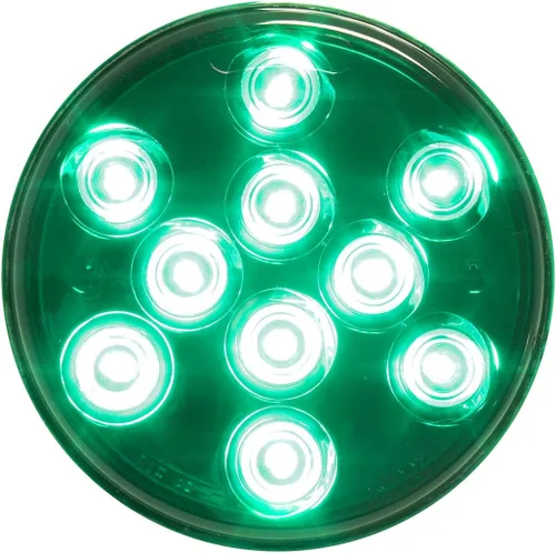 Vista 4 de Grand General 76850 - Luz LED (4 pulgadas Mega 10 Plus Am/Am con montaje en brida SS y coleta), 1 paquete