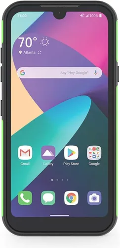 Vista 2 de Funda a prueba de golpes para LG Aristo 5 / Aristo 5+ / Fortune 3 / Risio 4 / Phoenix 5 / K8X / K31 / Tribute Monarch (5.7 pulgadas, 2020) [Verde]