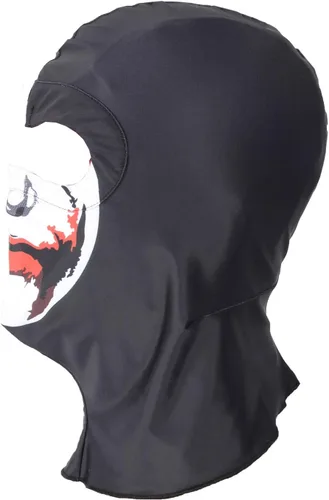 Vista 2 de Máscara de tela con capucha Pasamontañas Horrible Skull Cosplay