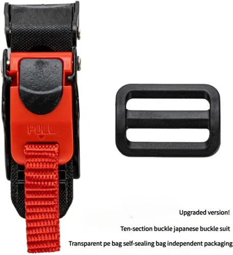 Vista 5 de Cierre de tapa de motocicleta, hebilla rápida, clip ajustable, adaptador de correa de barbilla para cascos y accesorios de equitación Cascos Clip