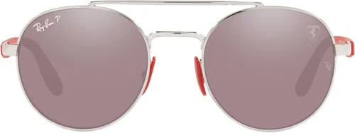 Vista 4 de Ray-Ban Gafas de sol unisex montura negra, lentes gris oscuro, 2.008 in
