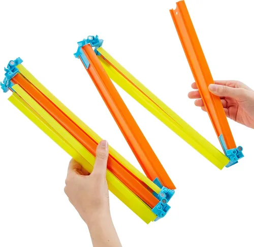 Vista 5 de Hot Wheels Track Builder - Paquete de rieles plegables surtidos