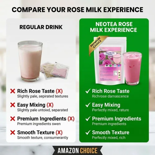 Vista 4 de Neotea Mezcla de leche rosa en polvo (2.2 lbs)
