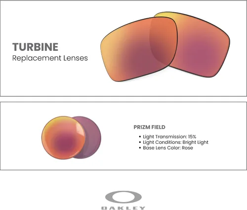 Vista 34 de OAKLEY Original Turbine OO9263 PRIZM Trail Replacement Lenses For Men For Women+ Bundle Microfiber Pouch -FRAMES NOT INCLUDED