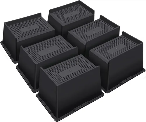 Vista 13 de ANNKUT Elevadores de cama de 2 pulgadas, resistentes, elevadores de sofá de gran tamaño, elevadores de muebles extra anchos para sofá, mesa
