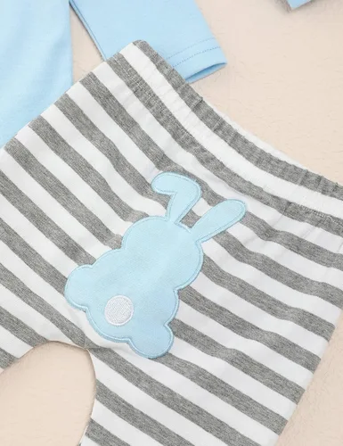 Vista 5 de Gavol My First Easter - Conjunto de ropa de 3 piezas para bebé de 0 a 12 meses