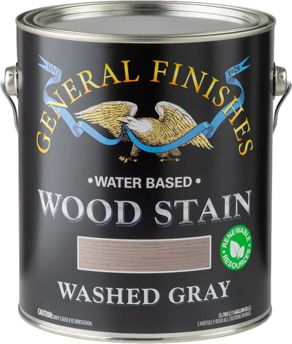 Vista 23 de General Finishes Tinte para madera a base de agua, 1 cuarto de galón, negro
