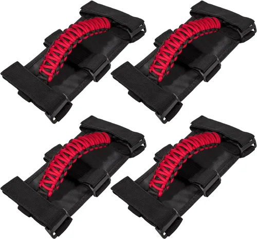 Vista 36 de Asas de agarre para Jeep Wrangler JK JKU JL JLU TJ YJ Sports Sahara Freedom Rubicon Unlimited Gladiator JT 1955-2023 UTV ATV Accesorios Premium 550
