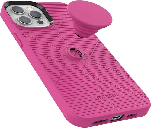 Vista 6 de OtterBox +Pop Reflex Series - Funda para iPhone 12 y iPhone 12 Pro (solamente) - Embalaje al por menor - Rosa