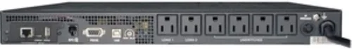 Vista 7 de Tripp Lite UPS Smart 500VA 300W Montaje en rack USB DB9 WEBCARDLX 6 Tomacorrientes 1URM (SMART500RT1UN)