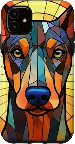 Vista 8 de Funda para iPhone 16 Doberman Dog