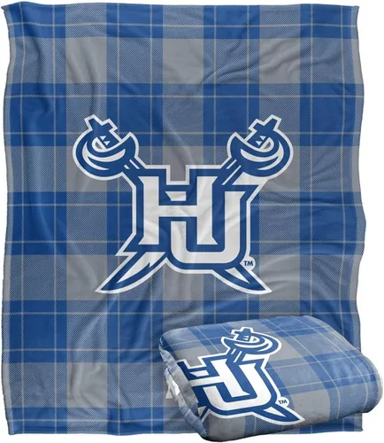 Vista 256 de LOGOVISION St John's University Campus Plaid Spirit Silky Touch Manta súper suave 36 x 58 pulgadas