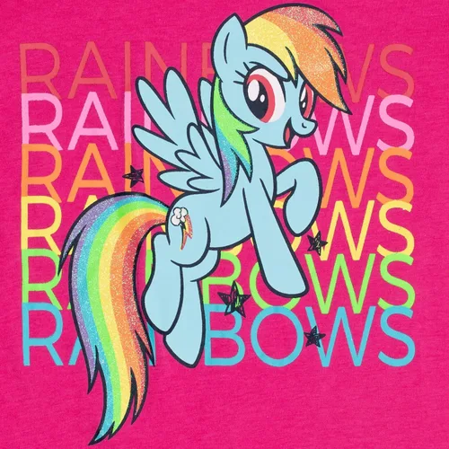 Vista 6 de My Little Pony Paquete de 4 camisetas gráficas