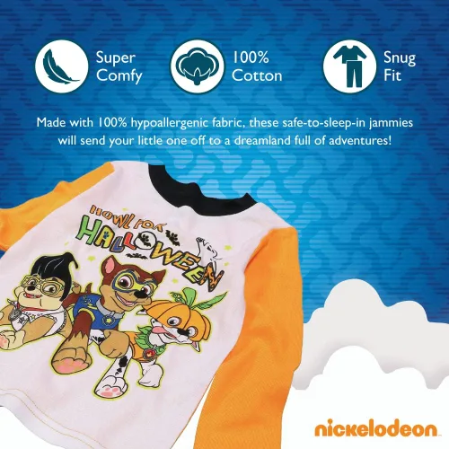 Vista 3 de Nickelodeon Kids Paw Patrol 2-Piece Snug-fit Cotton Pajama Set