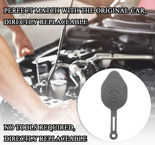 Vista 4 de Tapa de Botella del Tanque Depósito de Líquido Limpiaparabrisas 28913JK60A Compatible con Infiniti G37 Q60 Nissan 350Z 370Z