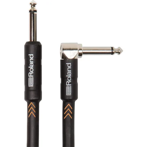 Vista 10 de Roland Black Series - Cable de instrumento recto/recto, conector de 1/4 de pulgada, 25 pies