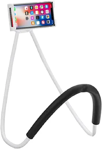 Vista 9 de Soporte universal para teléfono móvil, soporte para teléfono celular perezoso y soporte para teléfono de tableta de cuello Soporte para teléfono