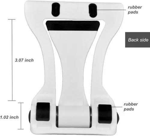 Vista 3 de Dos Modelos Multi-Ángulo Ajustable Universal Portátil Y Plegable Teléfono Celular Tablet Soporte Compatible Con Tableta De Teléfono Celular - Negro