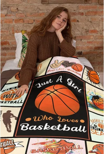 Vista 6 de Darani Una colorida manta de franela ligera súper suave y acogedora para juego de baloncesto, cálida y ligera, manta de cama de 30 x 40 pulgadas