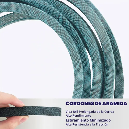 Vista 2 de Correa de transmisión de 1/2" X78" para Cub Cadet/MTD LT1042 LT1045 LT1046 LT1050 SLT1550 SLT1554 754-0461 954-0461 754-04165 954-04165