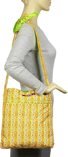 Vista 5 de JuJuBe Limited Edition Be Light Everyday Lightweight Zippered Tote Bag Midnight Posy