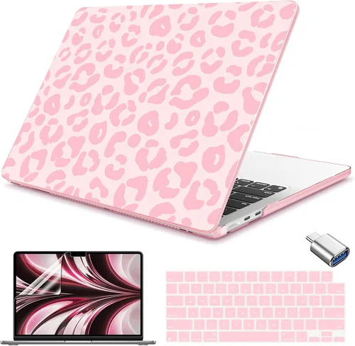 Vista 17 de Teryeefi Compatible con M4 M3 M2 MacBook Air de 15 pulgadas 2024 2023 Funda Modelo A3241 A3114 A2941 con Pantalla Liquid Retina, Cubierta Protectora