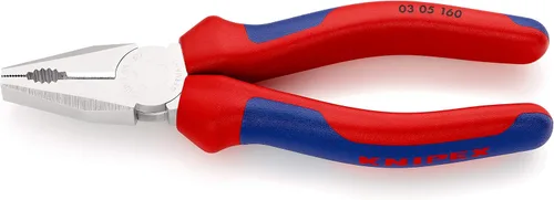 Vista 8 de Knipex 03 06 160 SB Alicates Combinados 6,3" con asas aisladas en envases blister